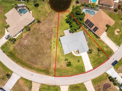 What a view - as soon as you walk in the front door - right down on Rotonda Golf and Country Club The Palms Course in Florida - for sale on GolfHomes.com, golf home, golf lot