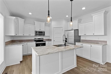 Located in the River Rock neighborhood, this brand new home on River Oaks Country Club in North Carolina - for sale on GolfHomes.com, golf home, golf lot