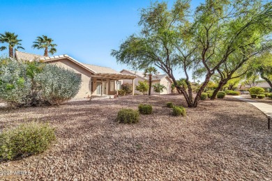 This stunning Augusta model in the vibrant PebbleCreek community on Tuscany Falls At Pebble Creek in Arizona - for sale on GolfHomes.com, golf home, golf lot