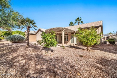 This stunning Augusta model in the vibrant PebbleCreek community on Tuscany Falls At Pebble Creek in Arizona - for sale on GolfHomes.com, golf home, golf lot