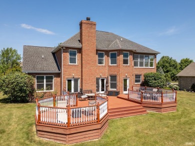 Welcome home to this exceptional 6-bedroom, 4-bathroom executive on Coyote Crossing Golf Course in Indiana - for sale on GolfHomes.com, golf home, golf lot