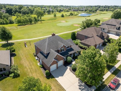 Welcome home to this exceptional 6-bedroom, 4-bathroom executive on Coyote Crossing Golf Course in Indiana - for sale on GolfHomes.com, golf home, golf lot