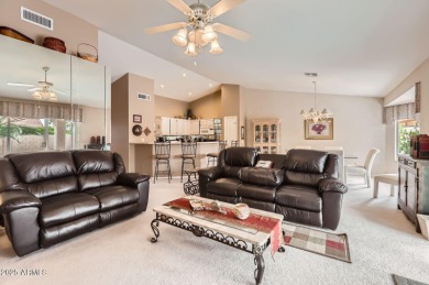 FULLY FURNISHED! Welcome to this beautiful home in the 55+ on Ironwood Golf Club in Arizona - for sale on GolfHomes.com, golf home, golf lot
