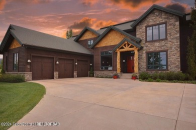 This beautifully designed, custom-built home is a true on Teton Springs Resort and Club in Idaho - for sale on GolfHomes.com, golf home, golf lot