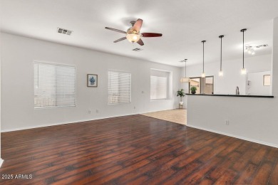 Welcome home to this delightful 3-bedroom, 2-bathroom bungalow on The Golf Club At Johnson Ranch in Arizona - for sale on GolfHomes.com, golf home, golf lot