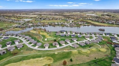 What a view!! Backs to 10th Green on walkout lot w/ see thru on Falcon Lakes Golf Course in Kansas - for sale on GolfHomes.com, golf home, golf lot