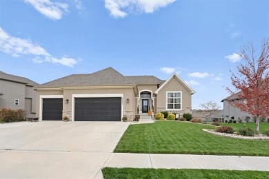 What a view!! Backs to 10th Green on walkout lot w/ see thru on Falcon Lakes Golf Course in Kansas - for sale on GolfHomes.com, golf home, golf lot