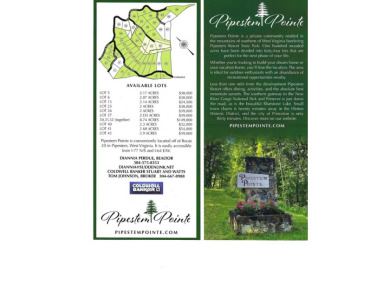 Lot 15 - 2.52 Acres (M/L) Located in Pipestem Pointe - Pipestem on Pipestem Golf Club - Regulation in West Virginia - for sale on GolfHomes.com, golf home, golf lot