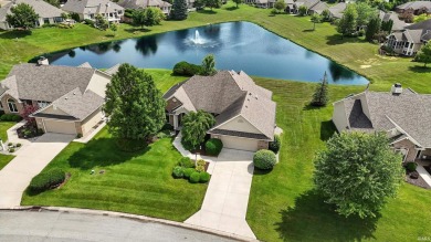 Spectacular pond views from this villa in one of Southwest on Chestnut Hills Golf Club in Indiana - for sale on GolfHomes.com, golf home, golf lot