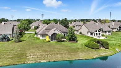 Spectacular pond views from this villa in one of Southwest on Chestnut Hills Golf Club in Indiana - for sale on GolfHomes.com, golf home, golf lot