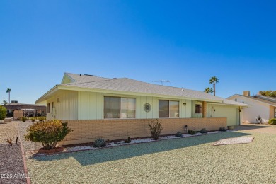 Discover the potential of this spacious 1,699 sq ft, 3-bedroom on Sun City Lakes West and East in Arizona - for sale on GolfHomes.com, golf home, golf lot