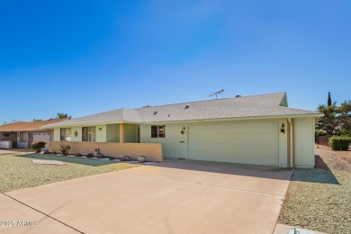 Discover the potential of this spacious 1,699 sq ft, 3-bedroom on Sun City Lakes West and East in Arizona - for sale on GolfHomes.com, golf home, golf lot