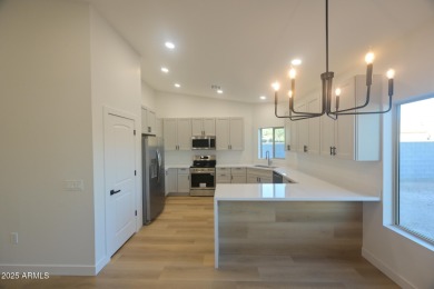 2025 Brand New Contemporary home with NO HOA, located on the on Arizona City Golf Club in Arizona - for sale on GolfHomes.com, golf home, golf lot