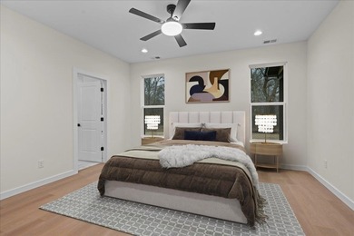 You can't miss this eye-catching new build right off Highway 357 on Woodfin Ridge Golf Club in South Carolina - for sale on GolfHomes.com, golf home, golf lot