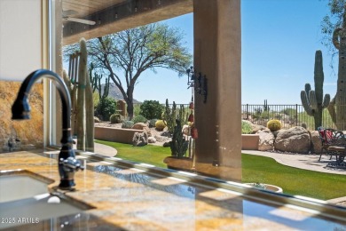 Impeccable single-level Troon North home, perfectly situated on on Troon North Golf Club  in Arizona - for sale on GolfHomes.com, golf home, golf lot