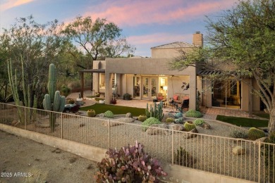 Impeccable single-level Troon North home, perfectly situated on on Troon North Golf Club  in Arizona - for sale on GolfHomes.com, golf home, golf lot