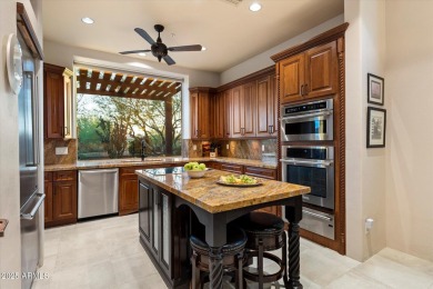 Impeccable single-level Troon North home, perfectly situated on on Troon North Golf Club  in Arizona - for sale on GolfHomes.com, golf home, golf lot