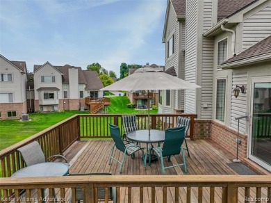 Beautifully maintained end-unit condo located on a cul-de-sac in on Beacon Hill Golf Club in Michigan - for sale on GolfHomes.com, golf home, golf lot
