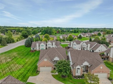 Beautifully maintained end-unit condo located on a cul-de-sac in on Beacon Hill Golf Club in Michigan - for sale on GolfHomes.com, golf home, golf lot