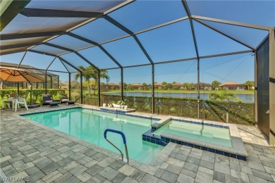 EXQUISITE NEWER POOL HOME WITH MANY UPGRADES AND TERRIFIC SUNSET on Verandah Golf Course and Club in Florida - for sale on GolfHomes.com, golf home, golf lot