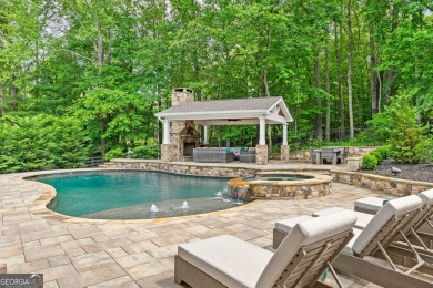 This stunning executive home sits on 2 acres in the Creekview on Woodmont Golf and Country Club in Georgia - for sale on GolfHomes.com, golf home, golf lot