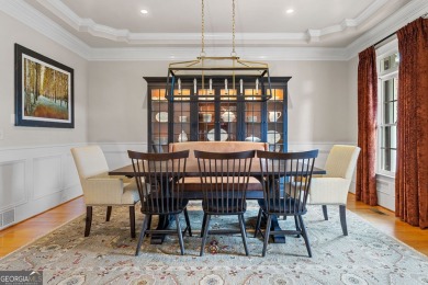 This stunning executive home sits on 2 acres in the Creekview on Woodmont Golf and Country Club in Georgia - for sale on GolfHomes.com, golf home, golf lot