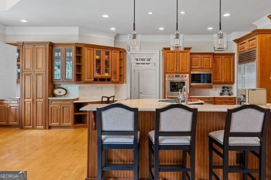 This stunning executive home sits on 2 acres in the Creekview on Woodmont Golf and Country Club in Georgia - for sale on GolfHomes.com, golf home, golf lot