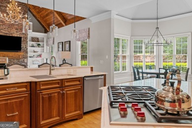 This stunning executive home sits on 2 acres in the Creekview on Woodmont Golf and Country Club in Georgia - for sale on GolfHomes.com, golf home, golf lot
