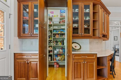 This stunning executive home sits on 2 acres in the Creekview on Woodmont Golf and Country Club in Georgia - for sale on GolfHomes.com, golf home, golf lot