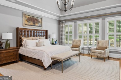 This stunning executive home sits on 2 acres in the Creekview on Woodmont Golf and Country Club in Georgia - for sale on GolfHomes.com, golf home, golf lot
