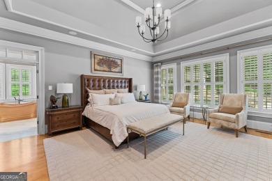 This stunning executive home sits on 2 acres in the Creekview on Woodmont Golf and Country Club in Georgia - for sale on GolfHomes.com, golf home, golf lot