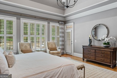 This stunning executive home sits on 2 acres in the Creekview on Woodmont Golf and Country Club in Georgia - for sale on GolfHomes.com, golf home, golf lot