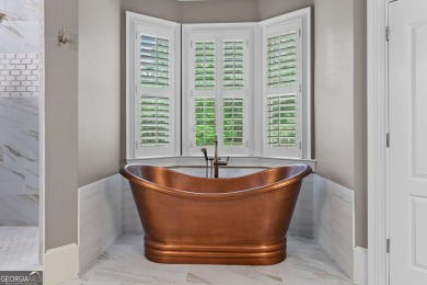 This stunning executive home sits on 2 acres in the Creekview on Woodmont Golf and Country Club in Georgia - for sale on GolfHomes.com, golf home, golf lot