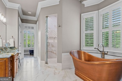 This stunning executive home sits on 2 acres in the Creekview on Woodmont Golf and Country Club in Georgia - for sale on GolfHomes.com, golf home, golf lot