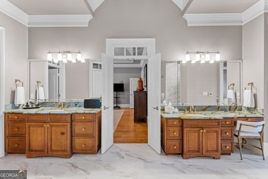 This stunning executive home sits on 2 acres in the Creekview on Woodmont Golf and Country Club in Georgia - for sale on GolfHomes.com, golf home, golf lot