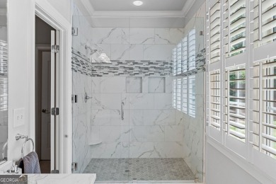 This stunning executive home sits on 2 acres in the Creekview on Woodmont Golf and Country Club in Georgia - for sale on GolfHomes.com, golf home, golf lot