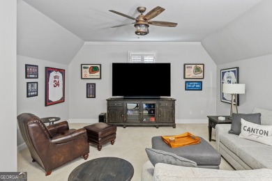 This stunning executive home sits on 2 acres in the Creekview on Woodmont Golf and Country Club in Georgia - for sale on GolfHomes.com, golf home, golf lot