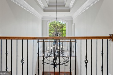 This stunning executive home sits on 2 acres in the Creekview on Woodmont Golf and Country Club in Georgia - for sale on GolfHomes.com, golf home, golf lot