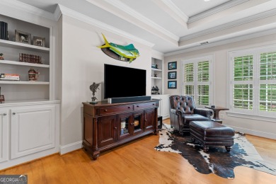 This stunning executive home sits on 2 acres in the Creekview on Woodmont Golf and Country Club in Georgia - for sale on GolfHomes.com, golf home, golf lot