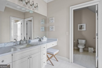 This stunning executive home sits on 2 acres in the Creekview on Woodmont Golf and Country Club in Georgia - for sale on GolfHomes.com, golf home, golf lot