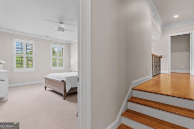 This stunning executive home sits on 2 acres in the Creekview on Woodmont Golf and Country Club in Georgia - for sale on GolfHomes.com, golf home, golf lot