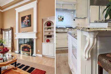 Situated along Hawk's Landing's premier fairway, this custom on Hawks Landing Golf Club in Wisconsin - for sale on GolfHomes.com, golf home, golf lot