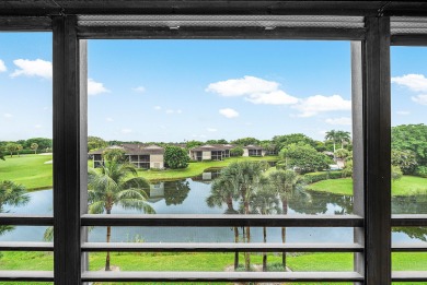 Discover this stunning condo with breathtaking lake and golf on Boca Pointe Country Club in Florida - for sale on GolfHomes.com, golf home, golf lot