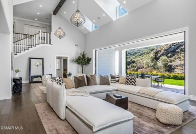 A Hampton-Style Masterpiece with Private Dock on Lake Sherwood on Sherwood Country Club in California - for sale on GolfHomes.com, golf home, golf lot