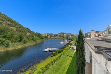A Hampton-Style Masterpiece with Private Dock on Lake Sherwood on Sherwood Country Club in California - for sale on GolfHomes.com, golf home, golf lot