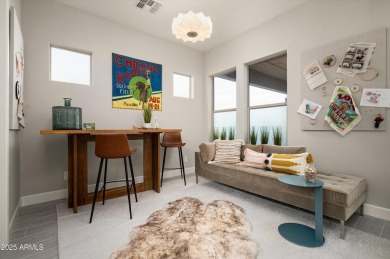 ENJOY SPECTACULAR FOUR PEAKS VIEWS IN THIS CONTEMPORARY LATIGO on Vista Verde Golf Course in Arizona - for sale on GolfHomes.com, golf home, golf lot