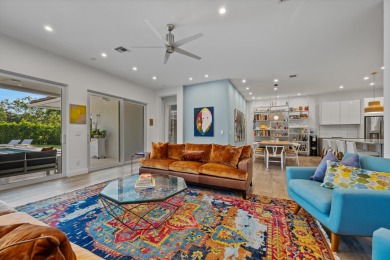 A house with modern finishes and amazing vintage decor combines on Palm Beach Polo and Country Club in Florida - for sale on GolfHomes.com, golf home, golf lot