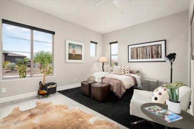 ENJOY SPECTACULAR FOUR PEAKS VIEWS IN THIS CONTEMPORARY LATIGO on Vista Verde Golf Course in Arizona - for sale on GolfHomes.com, golf home, golf lot