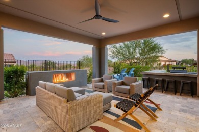 ENJOY SPECTACULAR FOUR PEAKS VIEWS IN THIS CONTEMPORARY LATIGO on Vista Verde Golf Course in Arizona - for sale on GolfHomes.com, golf home, golf lot