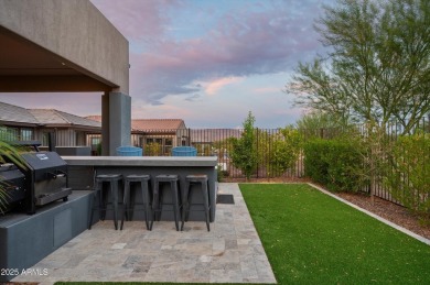ENJOY SPECTACULAR FOUR PEAKS VIEWS IN THIS CONTEMPORARY LATIGO on Vista Verde Golf Course in Arizona - for sale on GolfHomes.com, golf home, golf lot